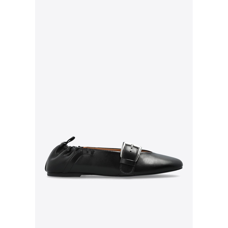Buckle Ballet Flats Black wshoeseu_EU 36