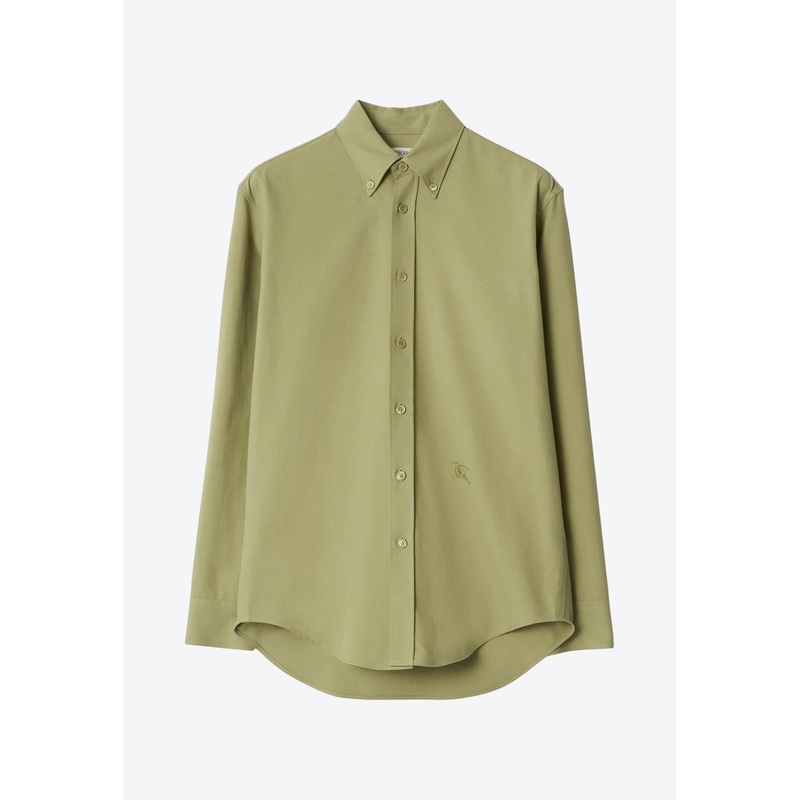 EKD Embroidered Button-Up Shirt Green mrtwstd_XL