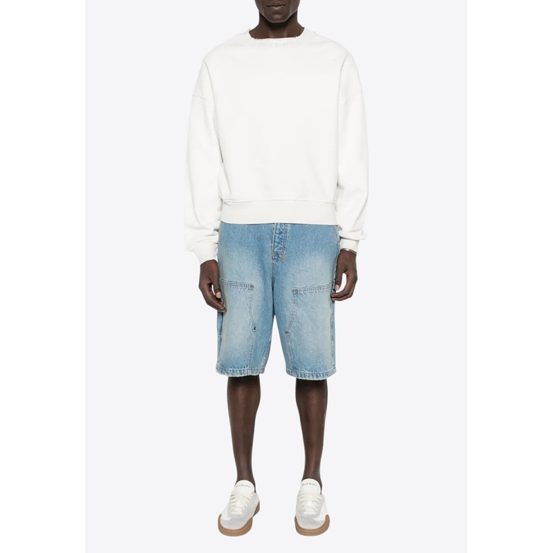 Essential Crewneck Sweatshirt White mrtwstd_XS