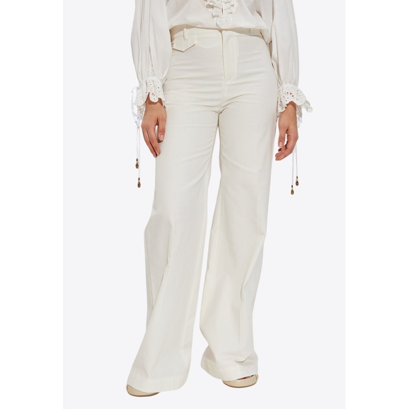 Essential Flared-Leg Jeans White wrtwfr_FR 34