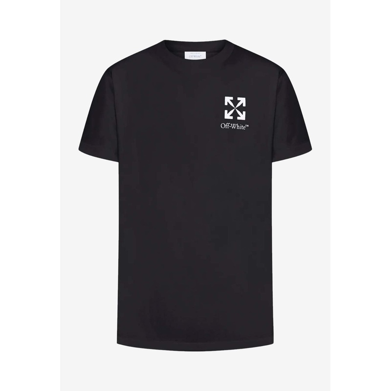 Small Arrow Print T-shirt Black mrtwstd_S