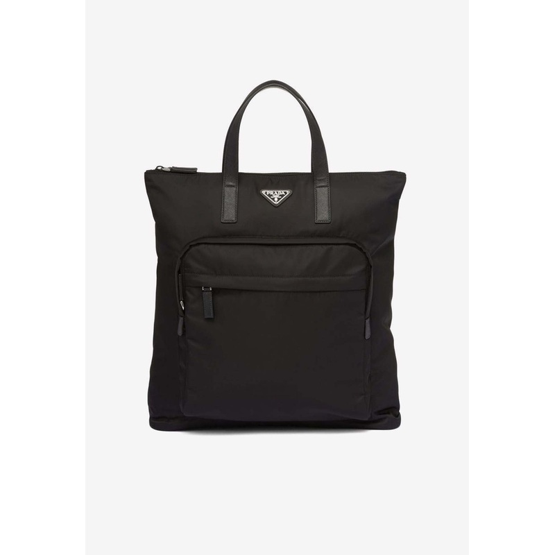 Triangle Logo Tote Bag Black Onesize