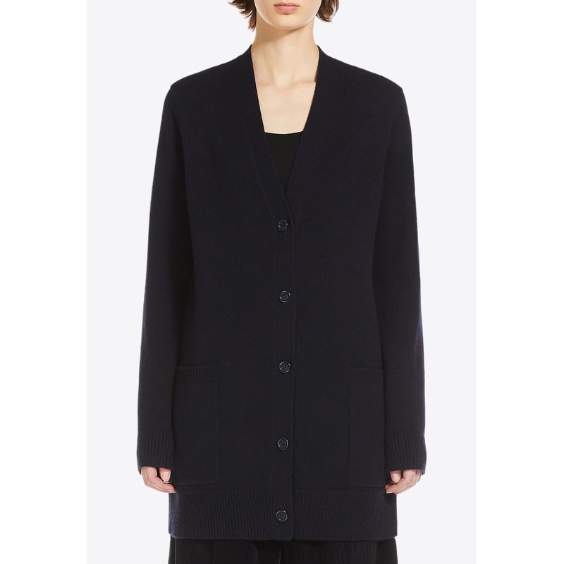 Villar 1951 Embroidered Cardigan Blue wrtwstd_XS