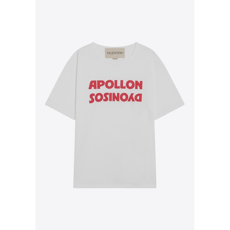 Apollon/Dyonisos Print T-Shirt White mrtwstd_S