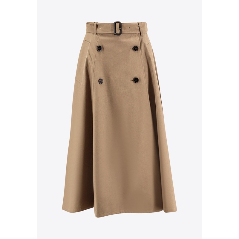 Belted Midi Skirt Clay wrtwuk_UK 6