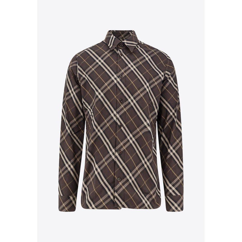 Checked Buttoned Shirt Multicolor mrtwstd_S