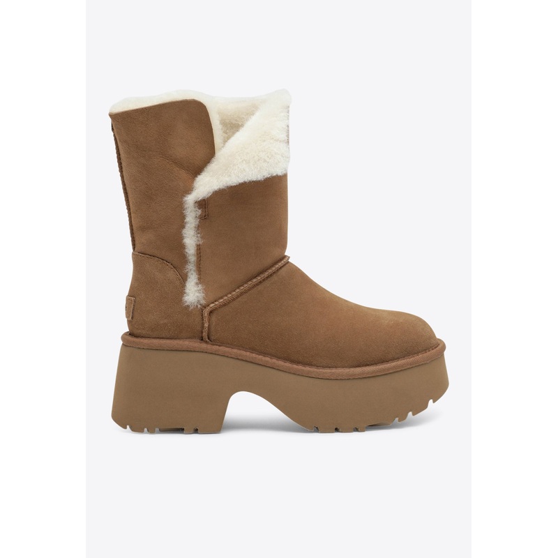 Classic Esmee Platform Boots Chestnut wshoesus_US 5