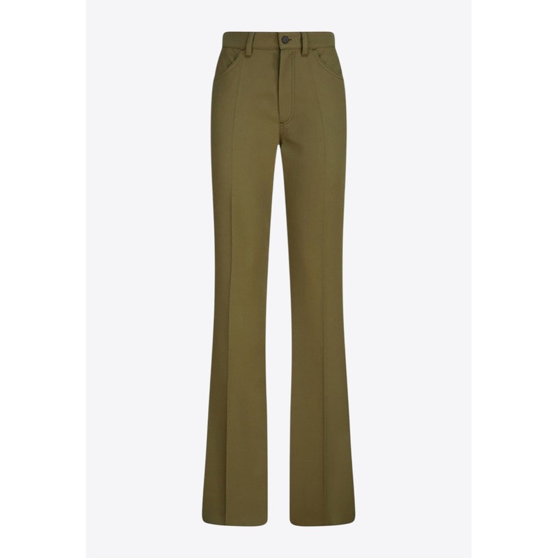 Wool Tailored Pants Green wrtwit_IT 42