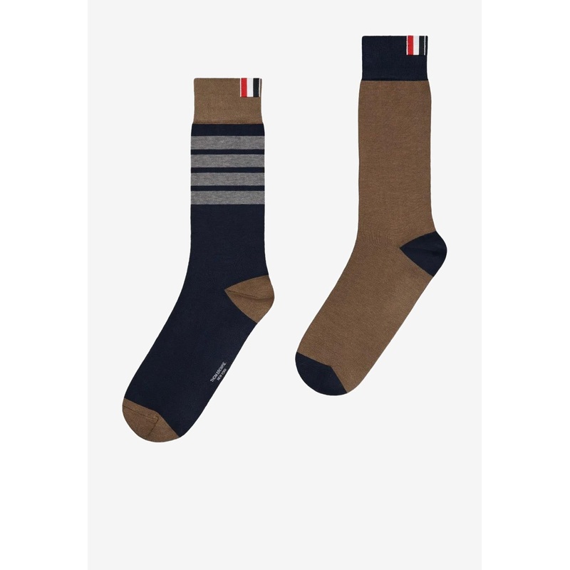 4-bar Stripes Knitted Socks Multicolor Onesize