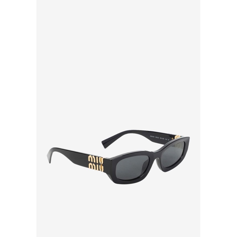 Glimpse Rectangular Sunglasses Gray Onesize