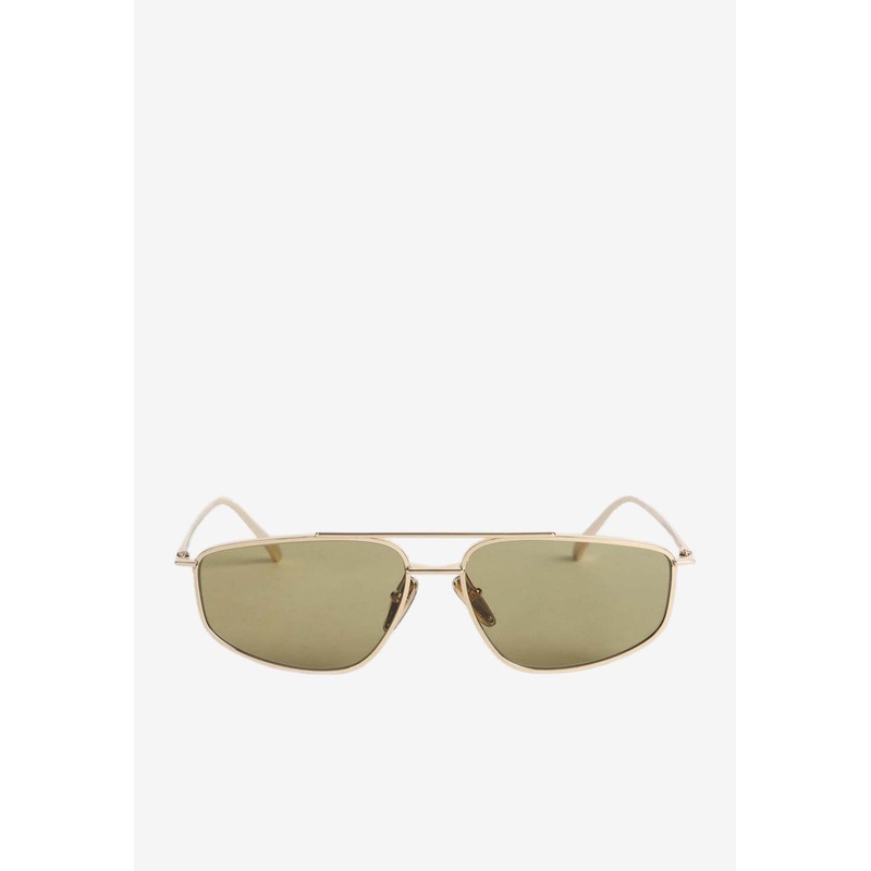 Logo Minimal Sunglasses Green Onesize