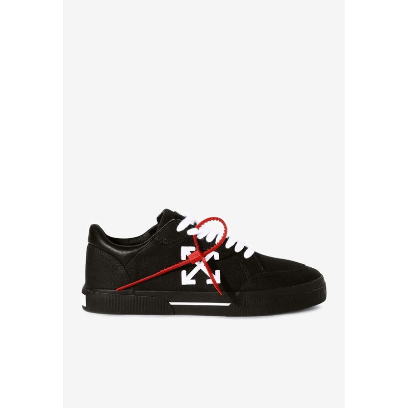 Vulcanized Canvas Low-Top Sneakers Black mshoeseu_EU 40