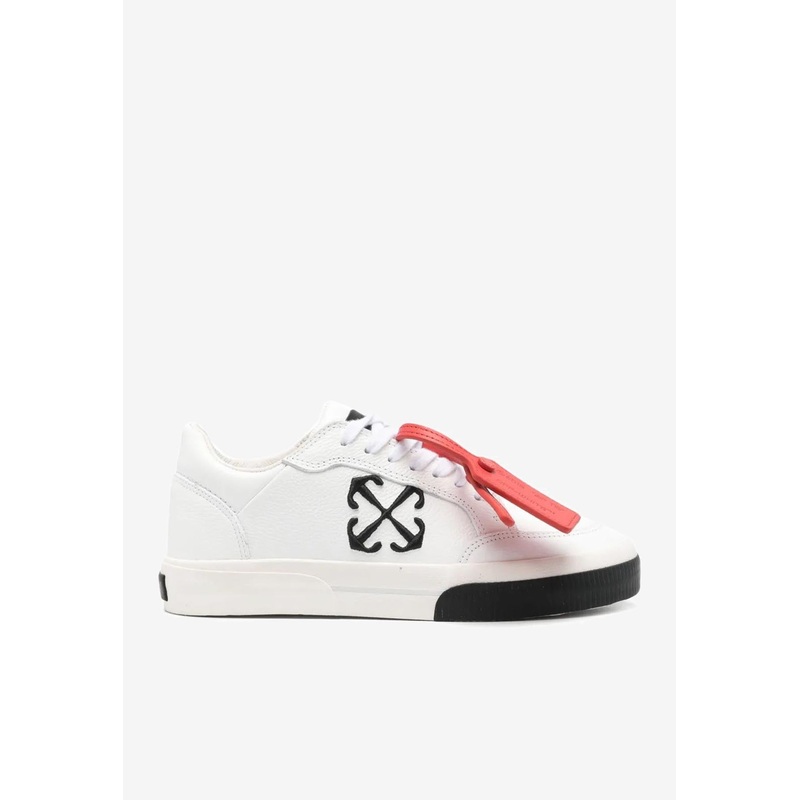 Vulcanized Leather Low-Top Sneakers White wshoeseu_EU 36
