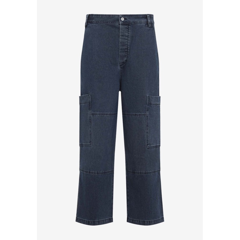 Carr De-Nmes Cargo Jeans Blue mrtwbottoms_31