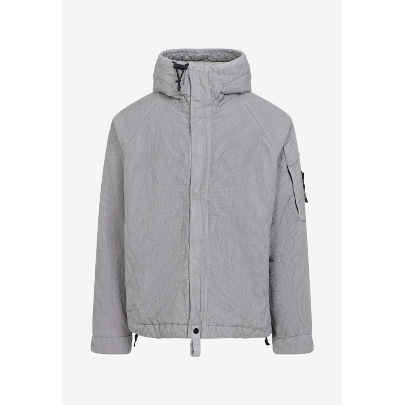 Corduroy Hoodie Gray mrtwstd_L