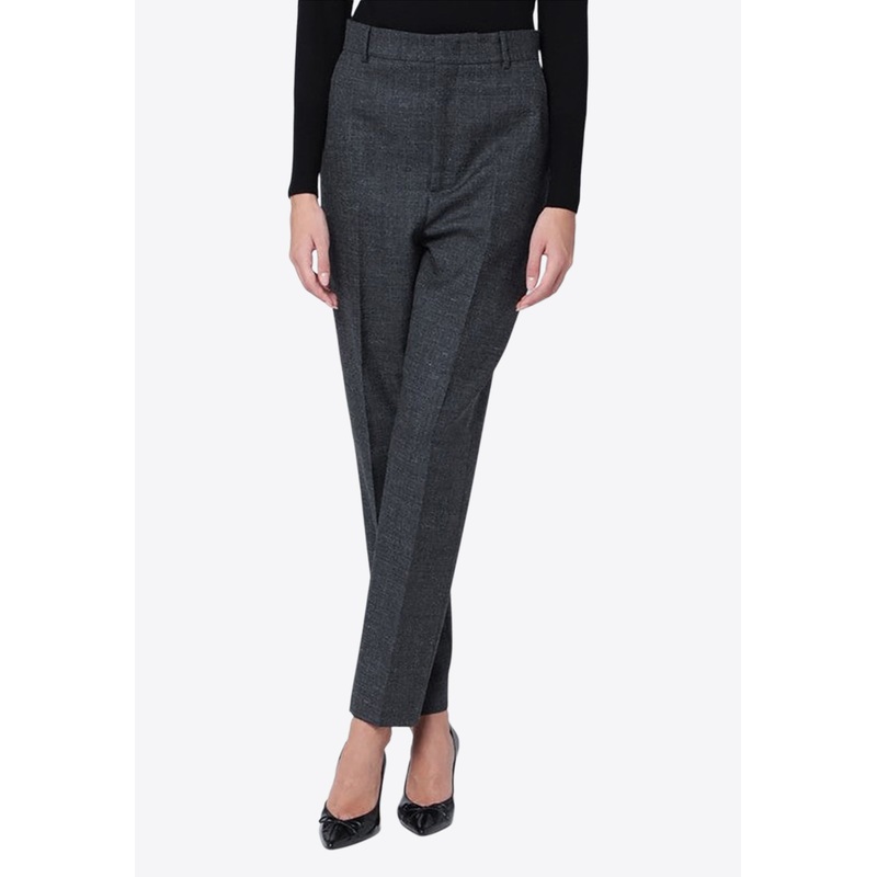 Wool Straight-Leg Pants Gray wrtwit_IT 42