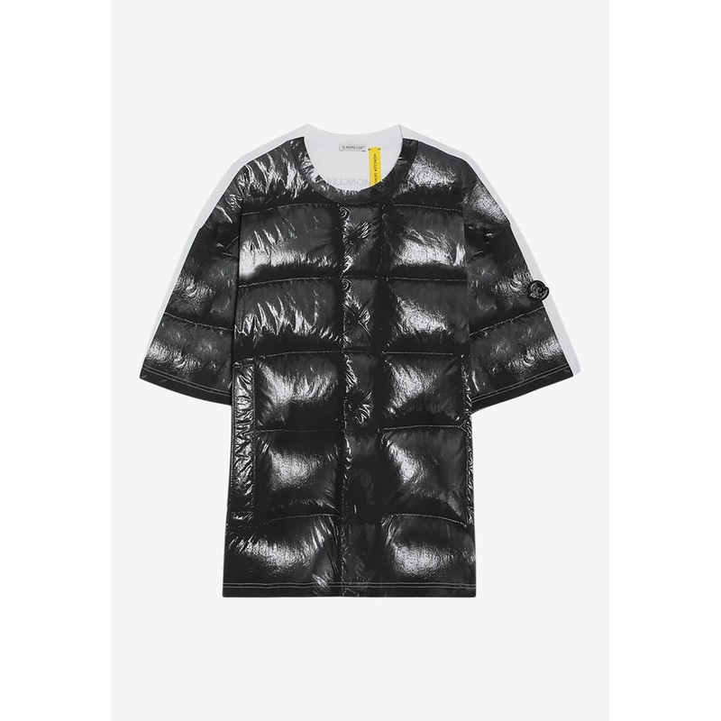 X A$Ap Rocky Digital Quilting Print T-shirt Black mrtwstd_M