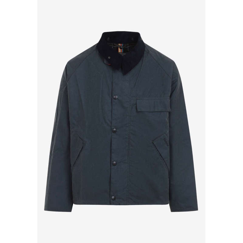 X Paul Smith Transport Waxed Jacket Gray mrtwuk_UK 38