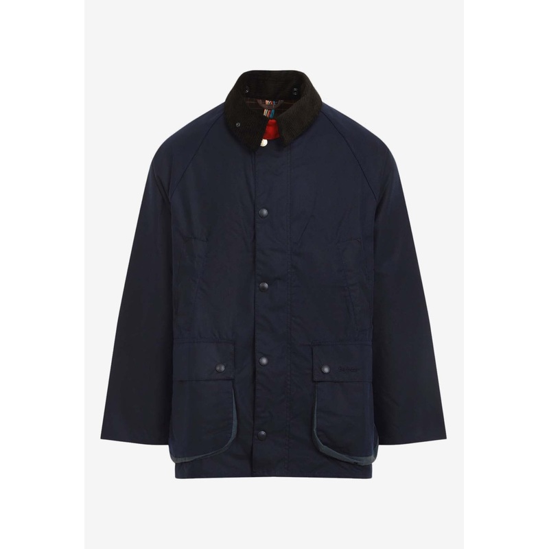X Paul Smith Waxed Jacket Blue mrtwuk_UK 40