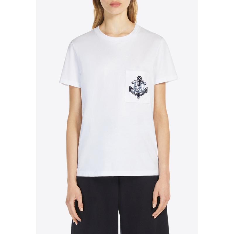 Acacia Embroidered T-shirt White wrtwstd_XS