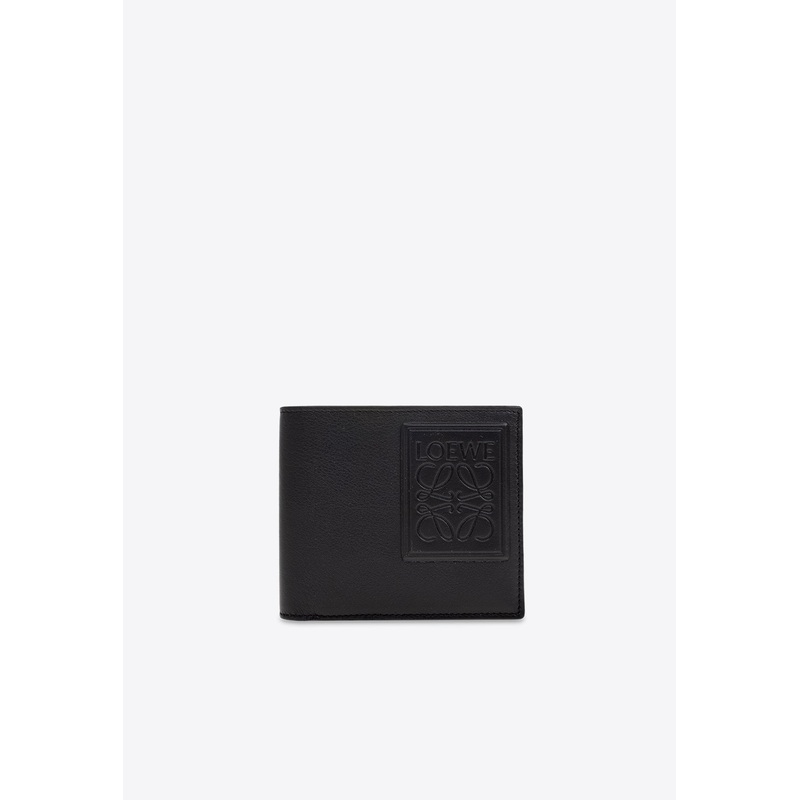 Anagram Bi-fold Leather Wallet Black Onesize