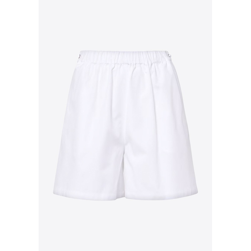 Antiope High-Rise Mini Shorts White wrtwit_IT 34