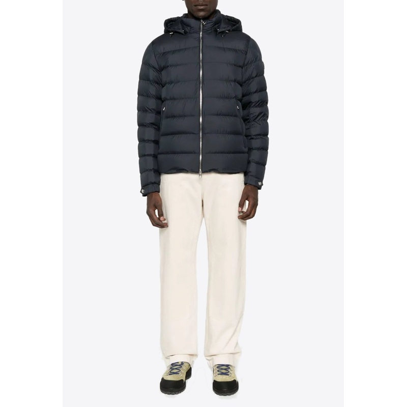 Arneb Hooded Short Down Jacket Navy mrtwmoncler_2