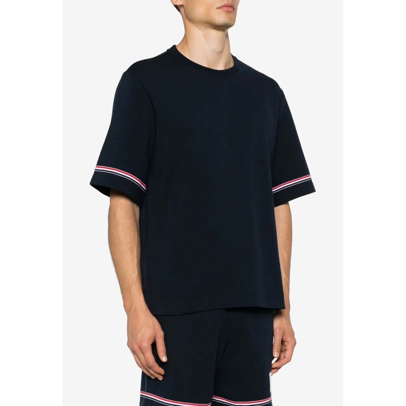 Signature Loop T-shirt Navy mrtwstd_1