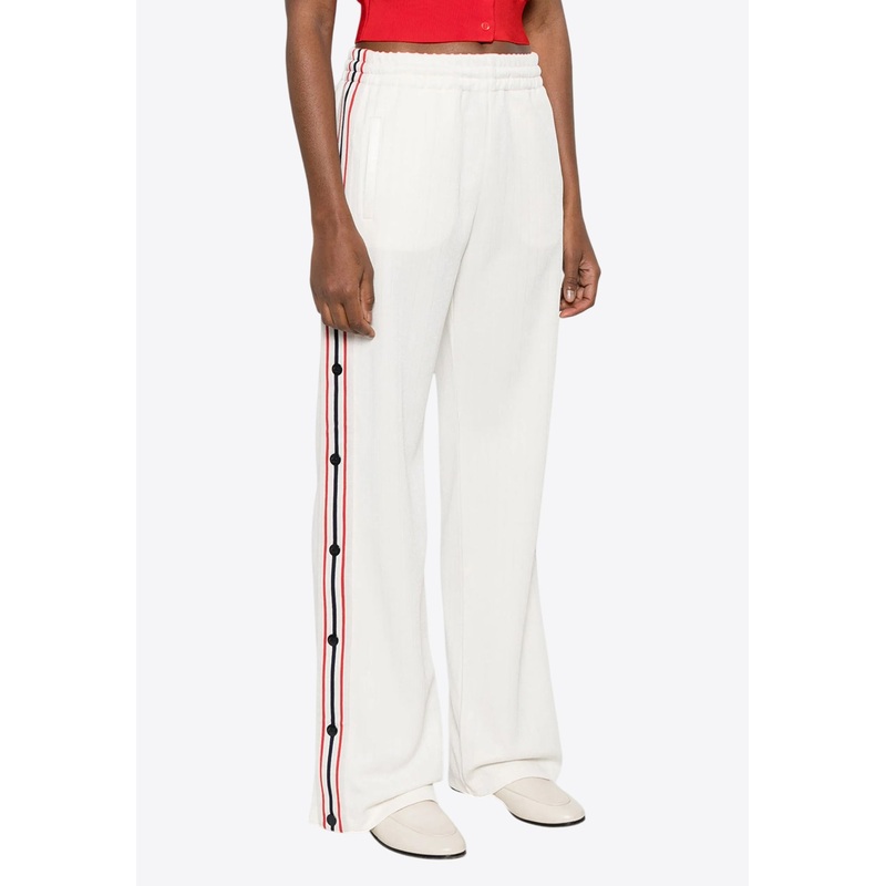 Wide-Leg Track Pants Off-white wrtwstd_XS