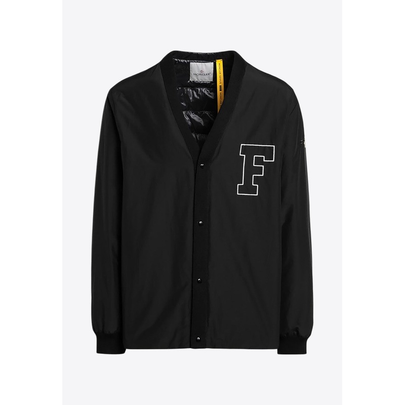 Anise Logo Bomber Jacket Black mrtwmoncler_2