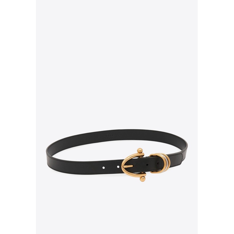 Bracelet Calf Leather Belt Black M