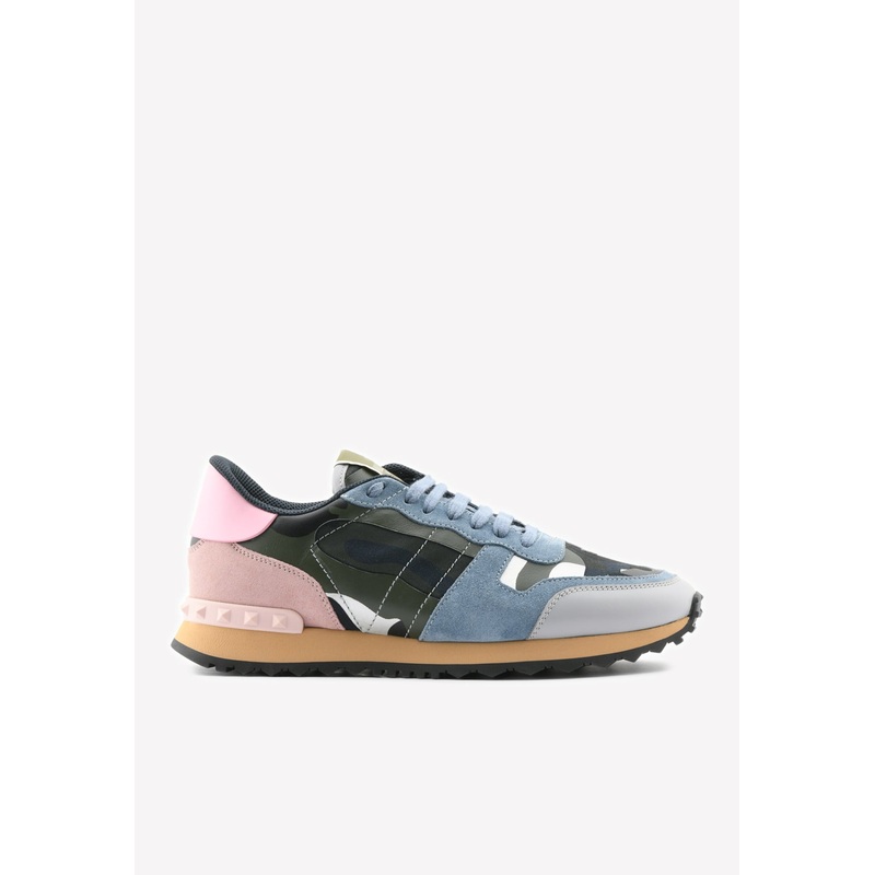 Camouflage Lace-Up Sneakers Multicolor wshoeseu_EU 36