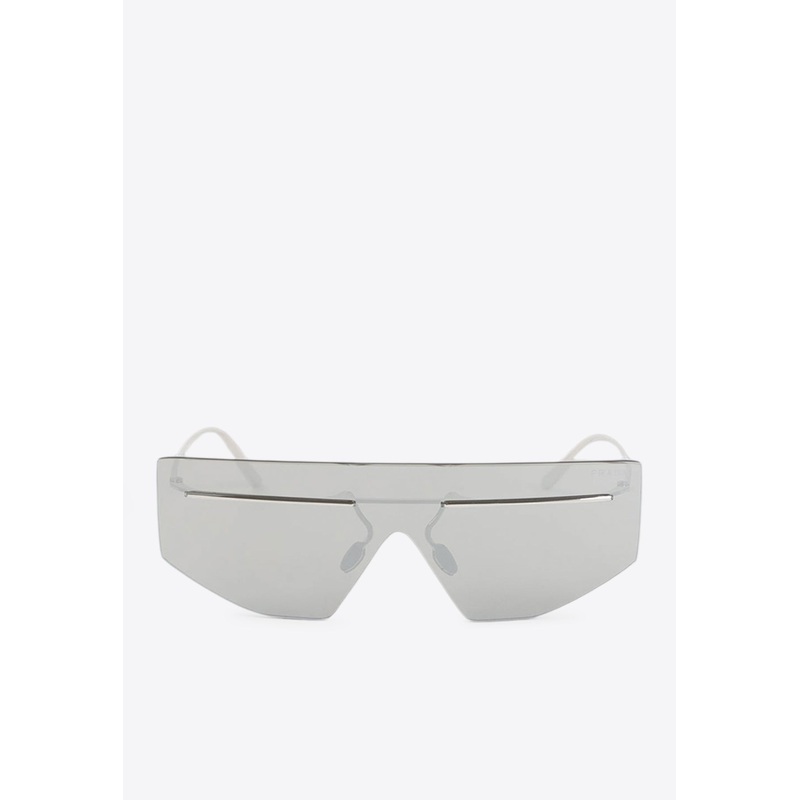 Mask Sunglasses Gray Onesize