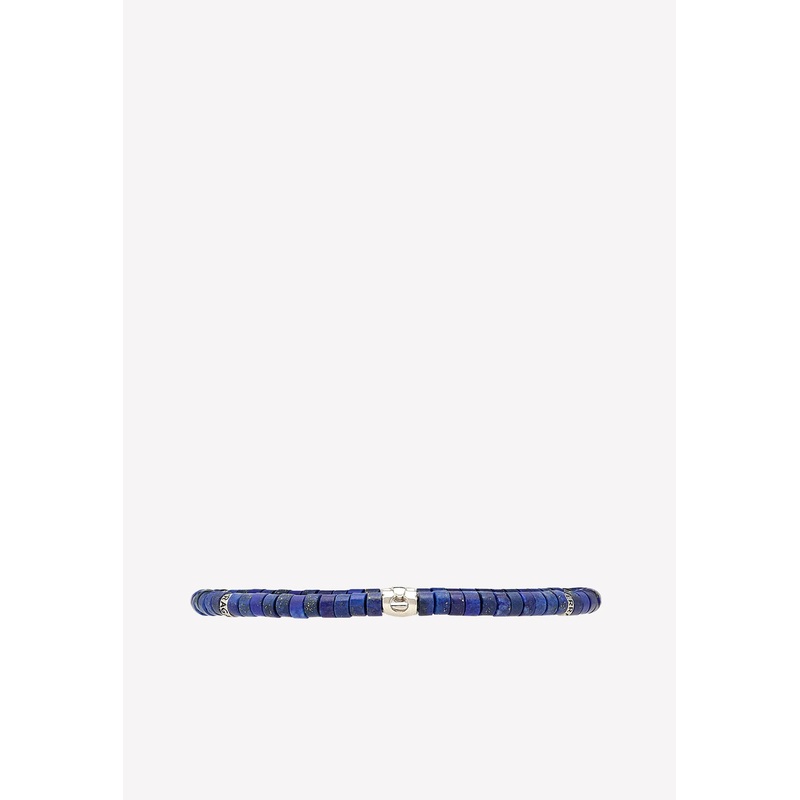 Small Lapis Lazuli Boho Bracelet Blue Onesize