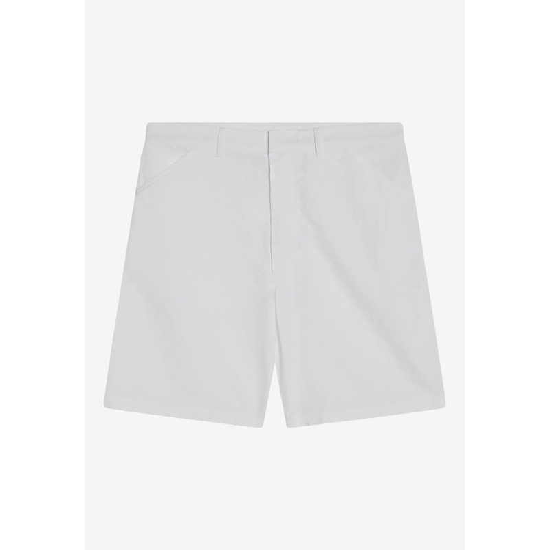 Triangle Logo Bermuda Shorts White mrtwstd_S