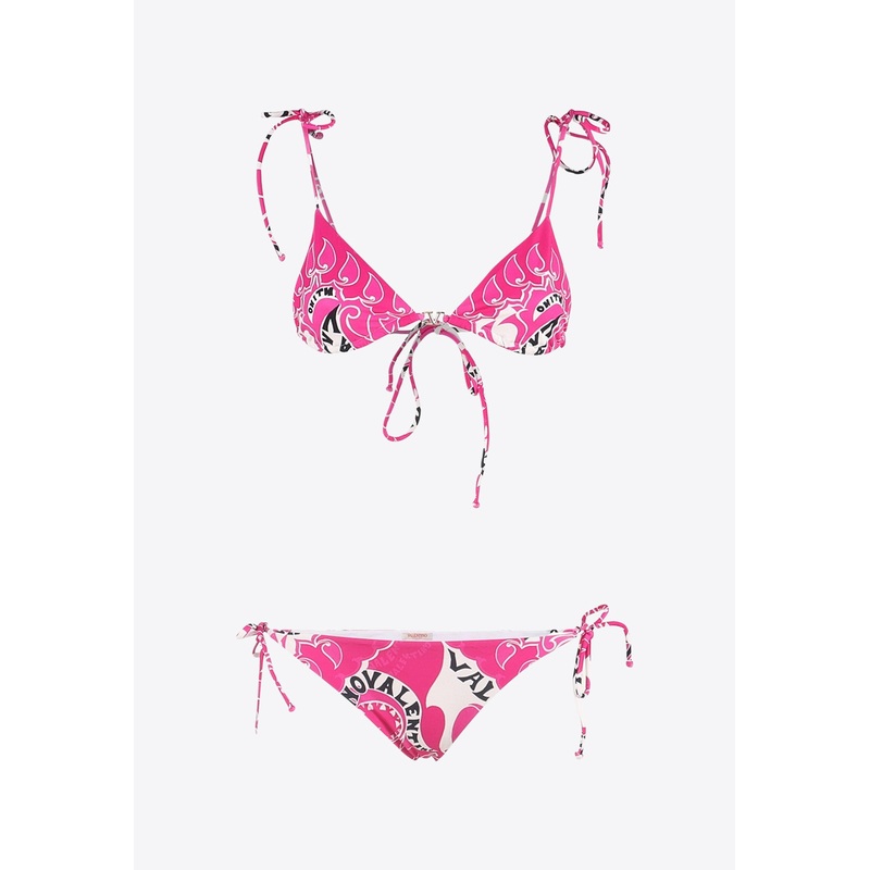 Archive Manifesto Printed Bikini Pink wrtwstd_L