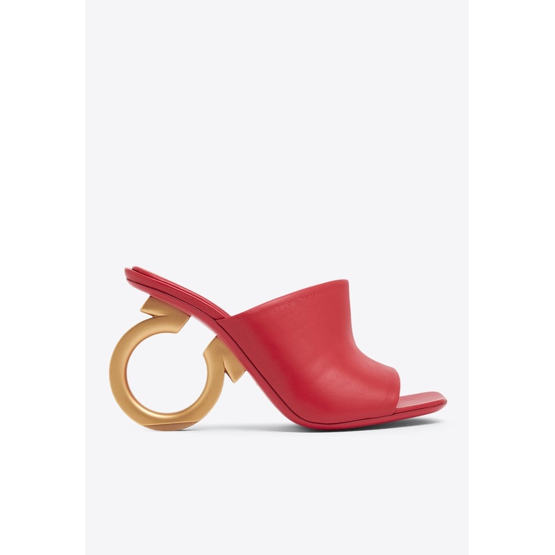 Astro 105 Nappa Leather Mules Red wshoesus_US 6