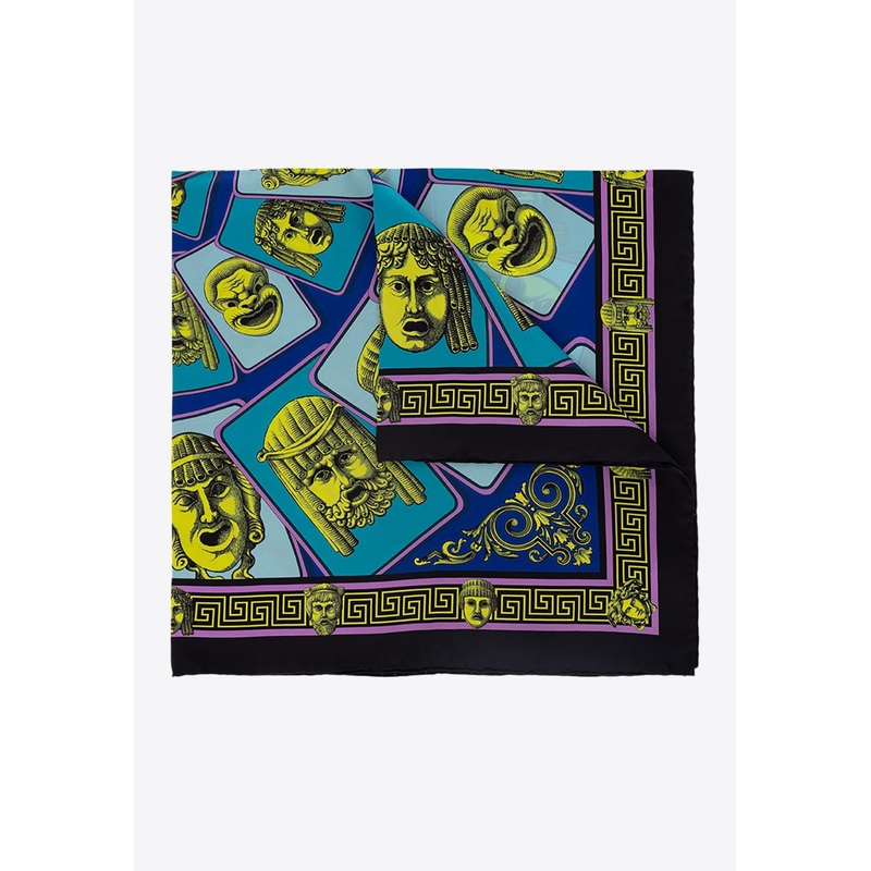 Le Maschere Printed Shawl Multicolor Onesize