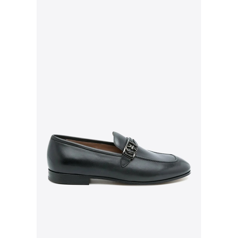 Nairobi Leather Loafers Black mshoesus_US 6.5