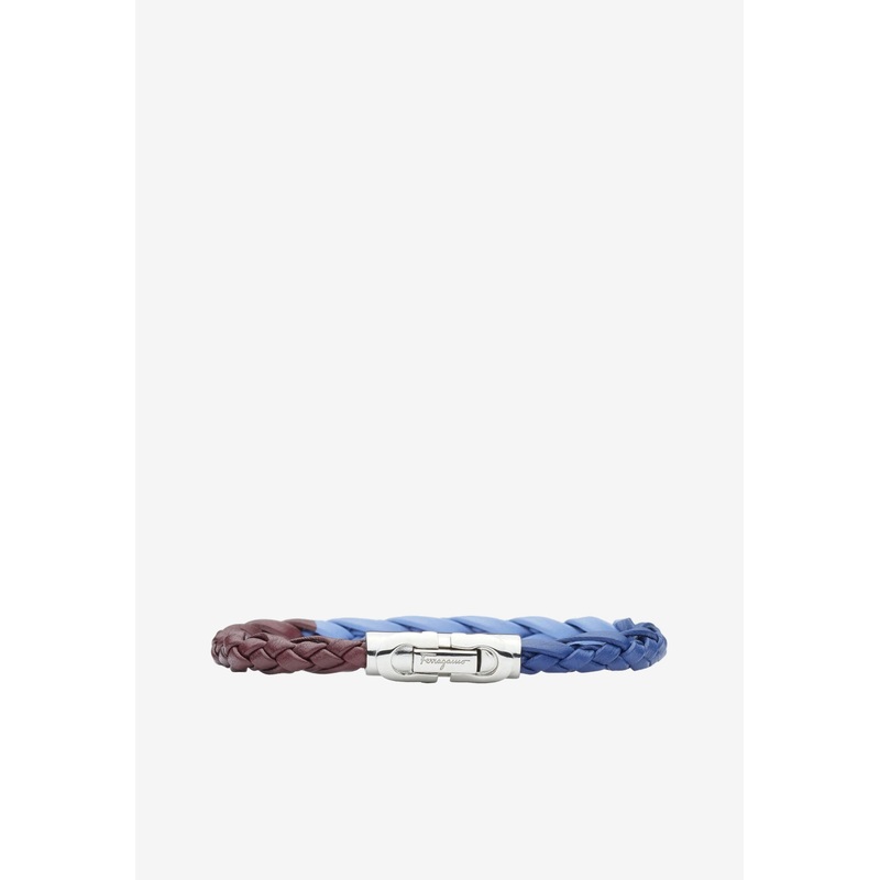Small Gancini Tri-Color Braided Bracelet Multicolor Onesize