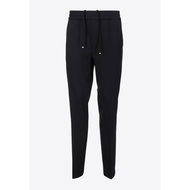 Wool-Blend Slim Track Pants Black mrtwit_IT 52