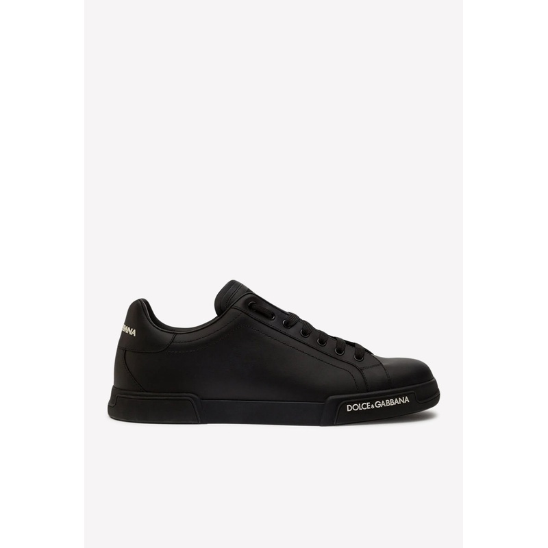 Calfskin Nappa Portofino Sneakers Black mshoeseu_EU 39