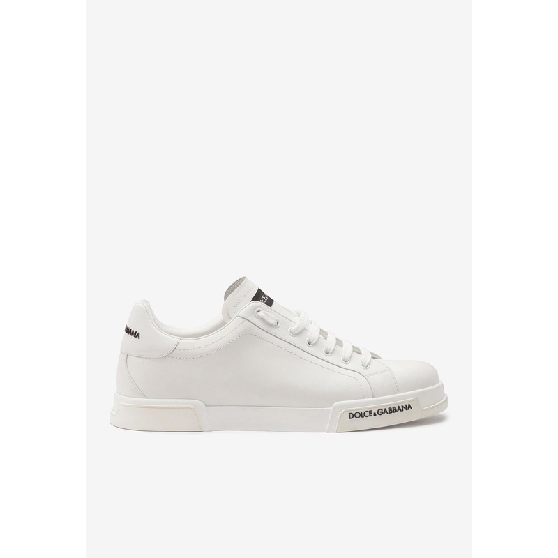 Calfskin Nappa Portofino Sneakers White mshoeseu_EU 40