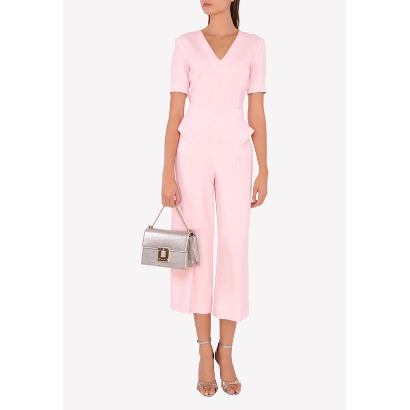 V-neck Blouse Pink wrtwfr_FR 36