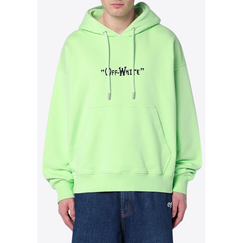 Logo Hooded Sweatshirt Green mrtwstd_S