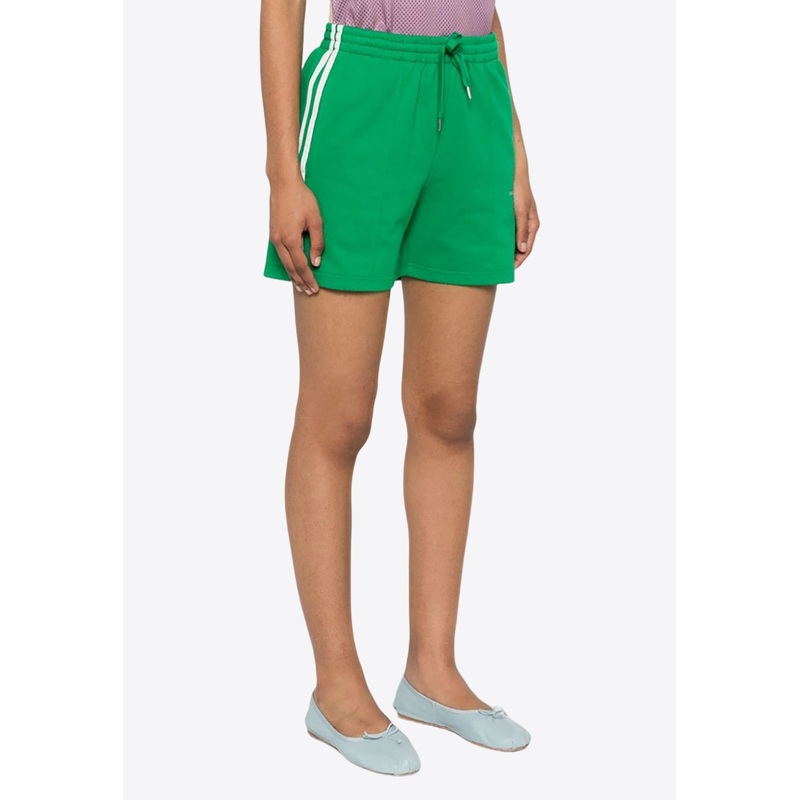 Striped Jersey Shorts Green wrtwstd_XS