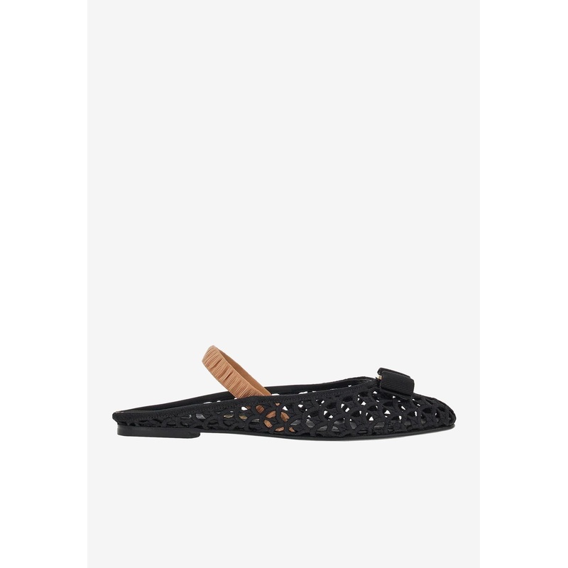 Varina Macram Weave Slingback Flats Black wshoesus_US 6