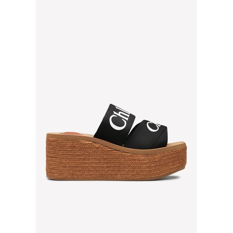 Woody 65 Espadrille Platform Sandals Black wshoeseu_EU 36