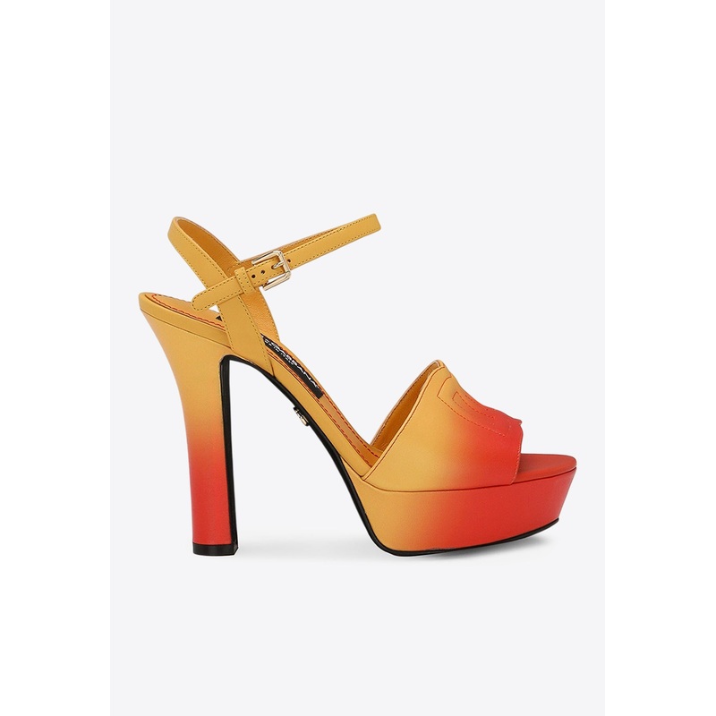 85 Ombre Platform Sandals in Calfskin Multicolor wshoeseu_EU 35