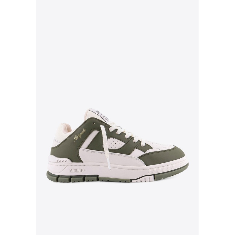 Area Lo Low-Top Leather Sneakers Green mshoeseu_EU 40